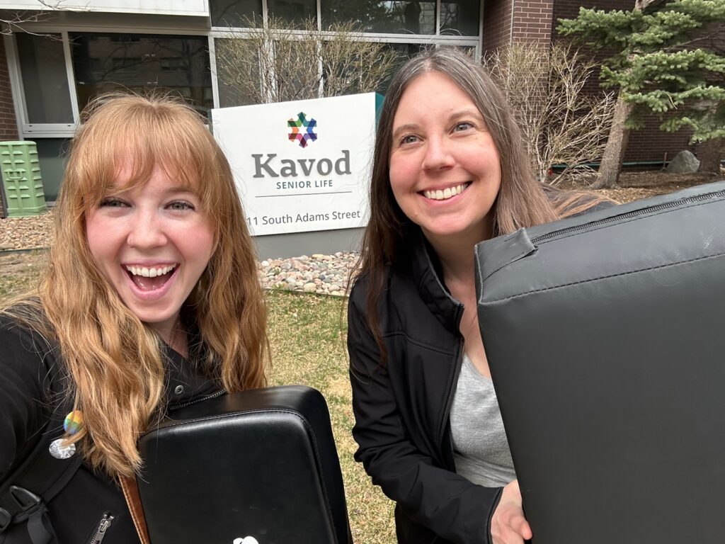 Kayla Berry and Krista Hanley are excited to teach safety skills