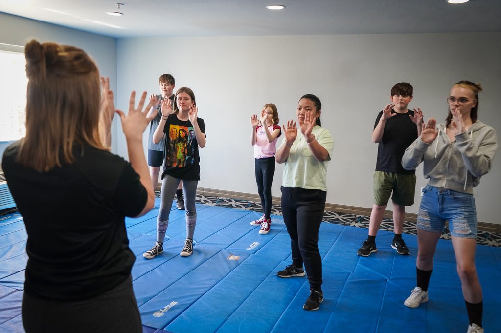 Group, family and teen self-defense classes