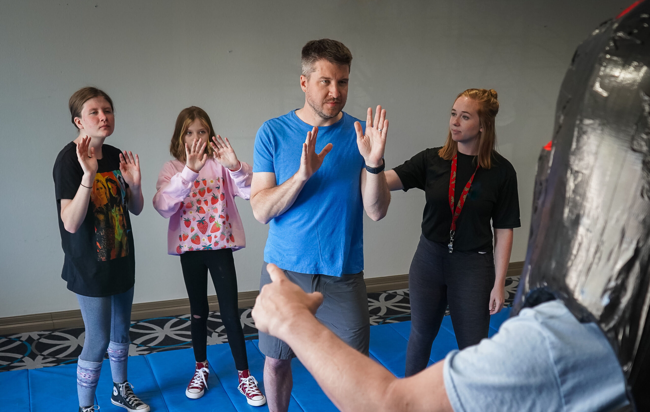Intergenerational all-gender inclusive family safety and family self-defense classes